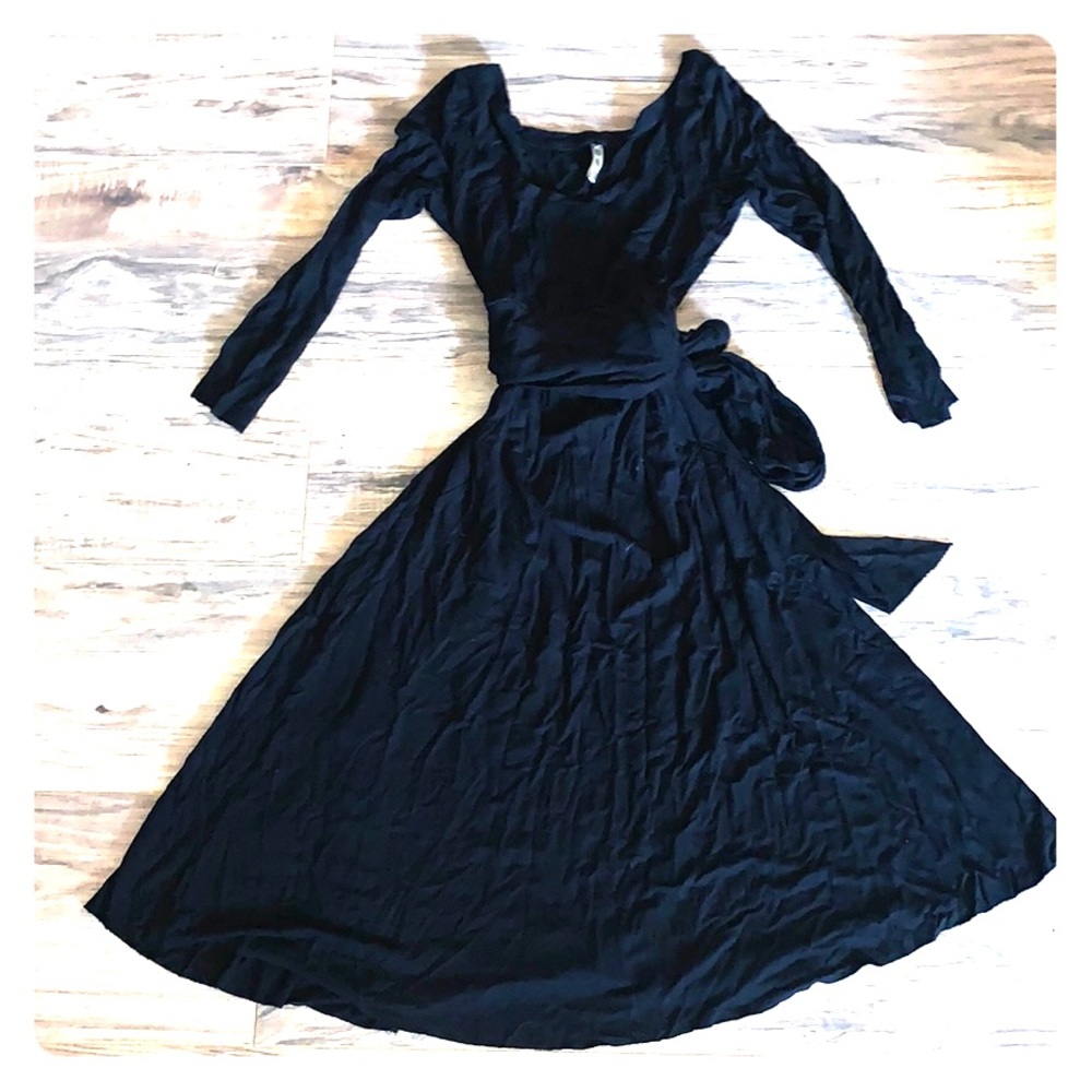 Casual Black Dress